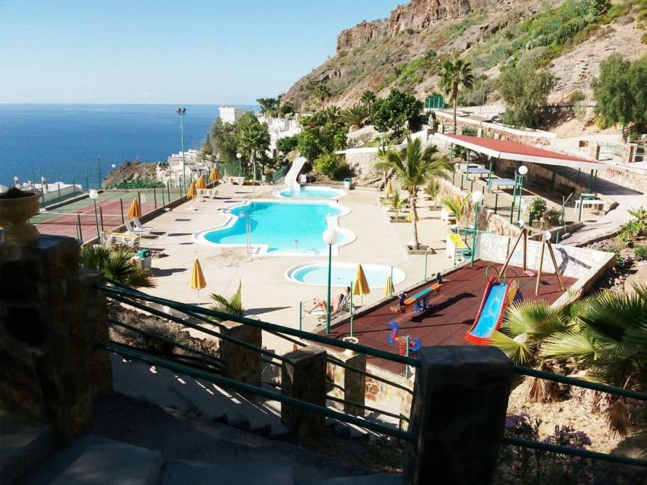 Ferienwohnung Duplex Playa Del Cura Beautiful Ocean View Mogán Exterior foto