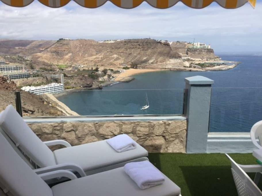 Ferienwohnung Duplex Playa Del Cura Beautiful Ocean View Mogán Exterior foto