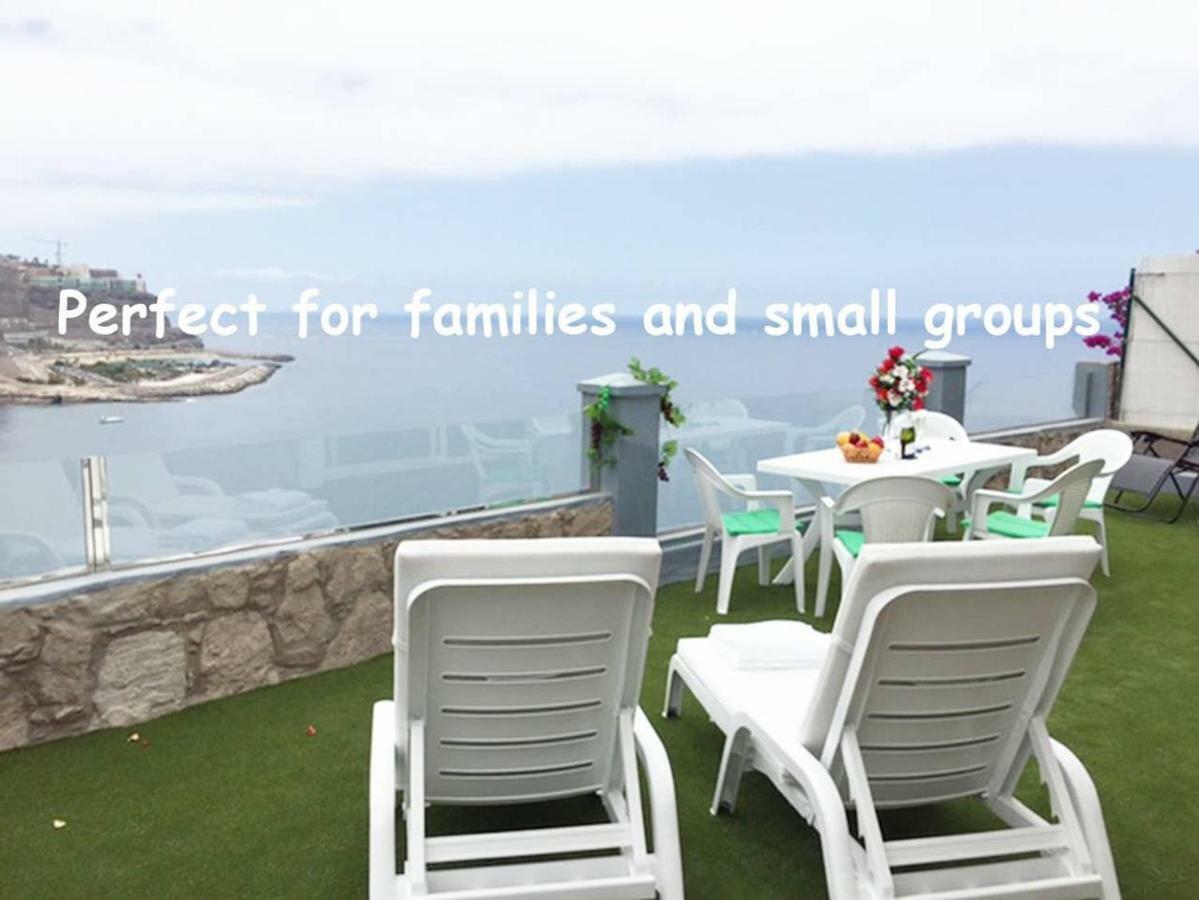 Ferienwohnung Duplex Playa Del Cura Beautiful Ocean View Mogán Exterior foto